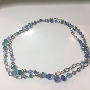 Blue Beaded Necklace